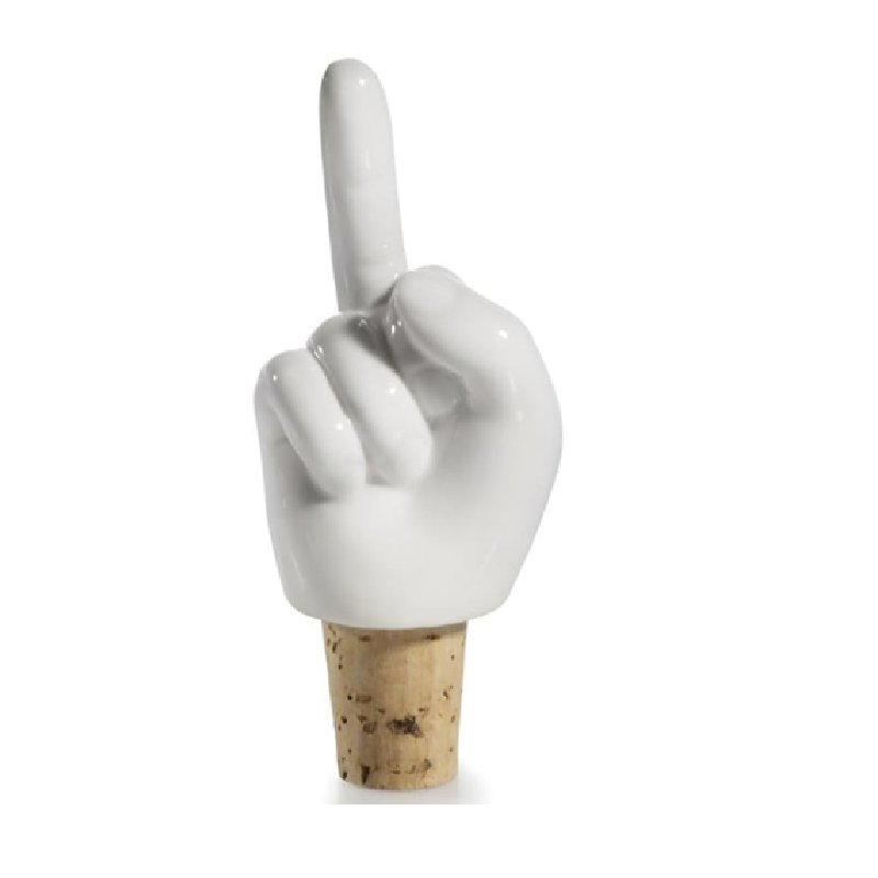 Weinstopper Mittelfinger
