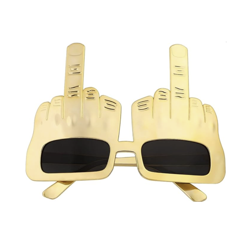 Mittelfinger Sonnenbrille