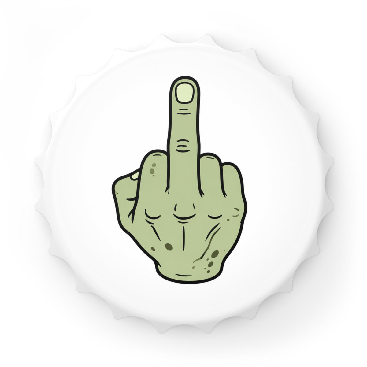Middle Finger Bottle Opener – Funny Rude Bar Tool, Novelty Beer Cap Opener