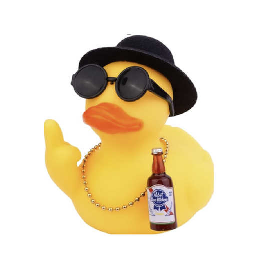 Mittelfinger Badewannenente