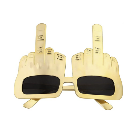 Mittelfinger Sonnenbrille