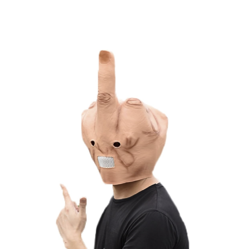 Mittelfinger Maske - Halloween