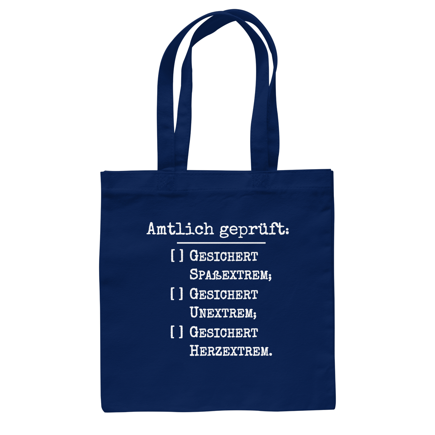 Amtlich geprüft, dennoch unklar, jedoch gesichert extreme Tasche