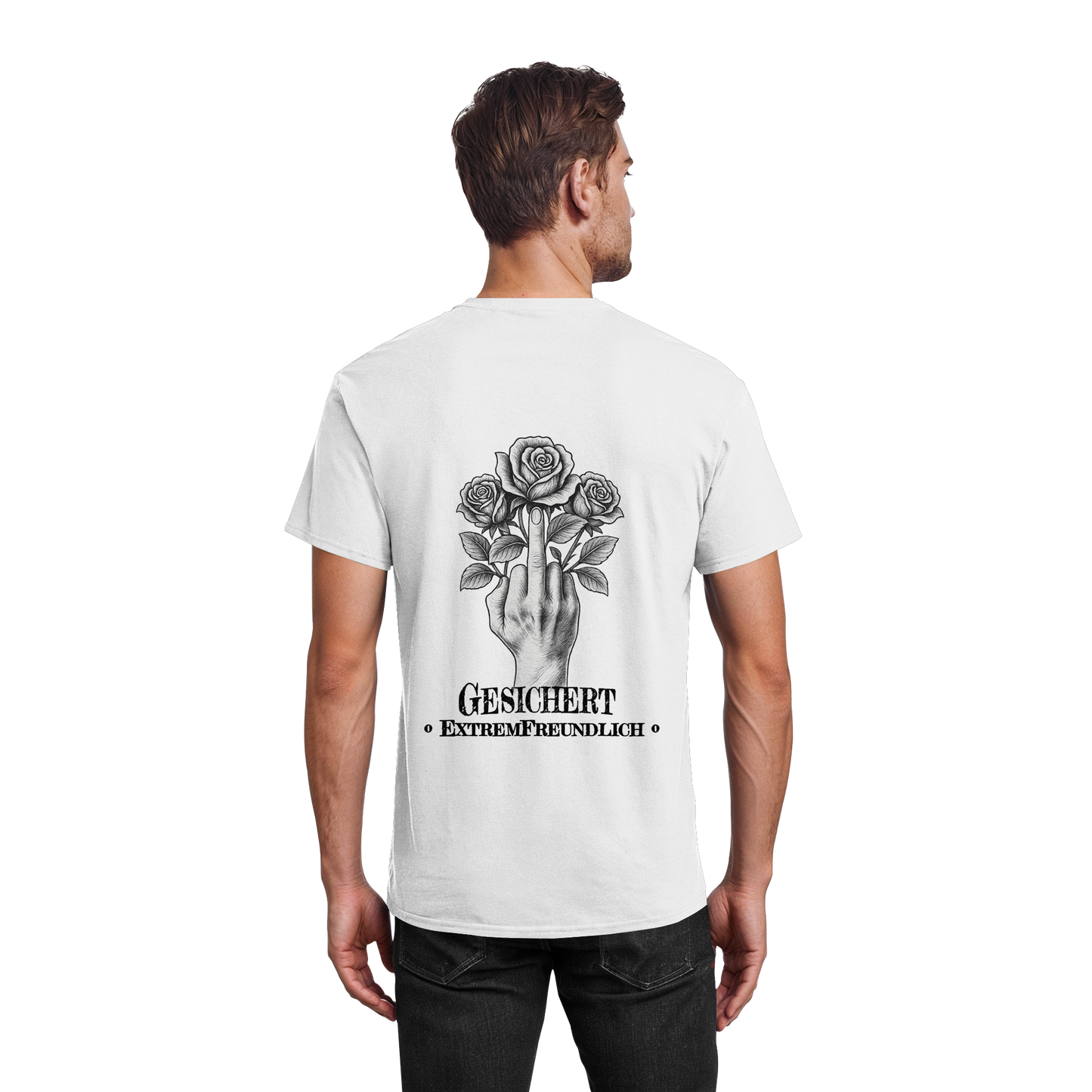 Gesichert ExtremFreundlich - T-Shirt für die mit dem XY Chromosom (Männer)