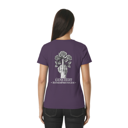 ExtremFreundlich Damen T-Shirt | Mittelfinger Shirt tailliert & sarkastisch
