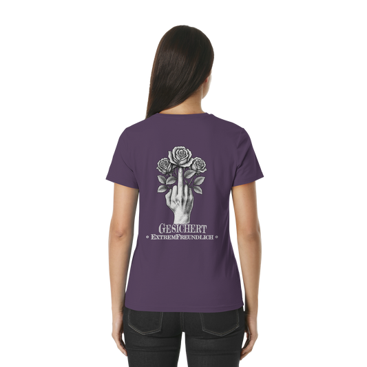 ExtremFreundlich Damen T-Shirt | Mittelfinger Shirt tailliert & sarkastisch