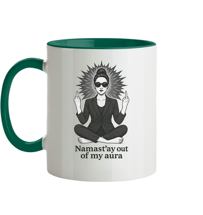 Namasté Frau Version - Tasse