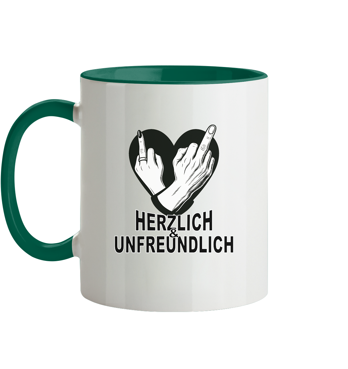 Die herzlich - unfreundliche Tasse