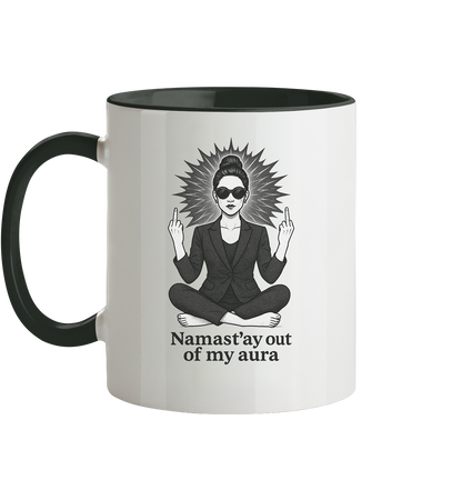 Namasté Frau Version - Tasse