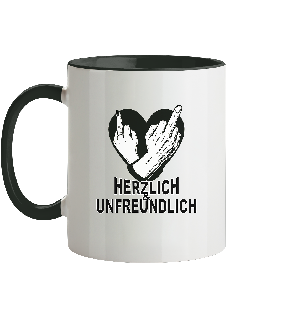 Die herzlich - unfreundliche Tasse