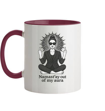 Namasté Frau Version - Tasse