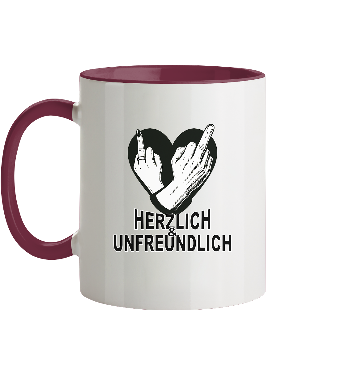 Die herzlich - unfreundliche Tasse