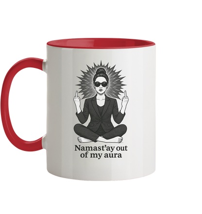 Namasté Frau Version - Tasse