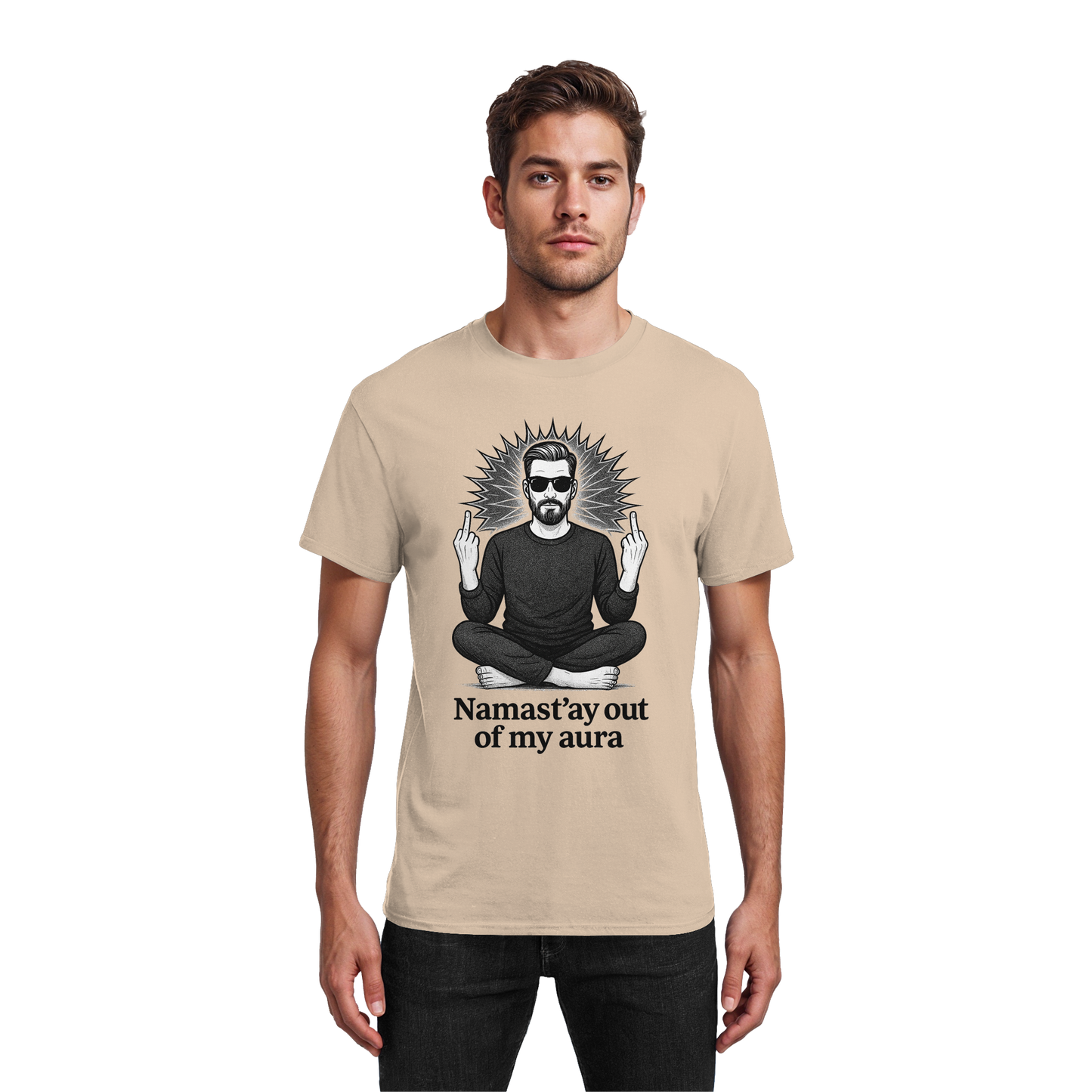 Namasté Mann Version - T-Shirt für Männer