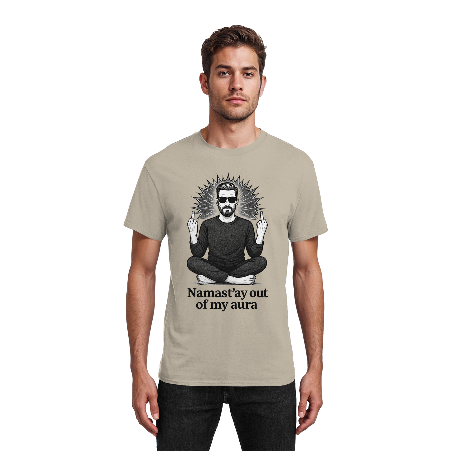Namasté Mann Version - T-Shirt für Männer