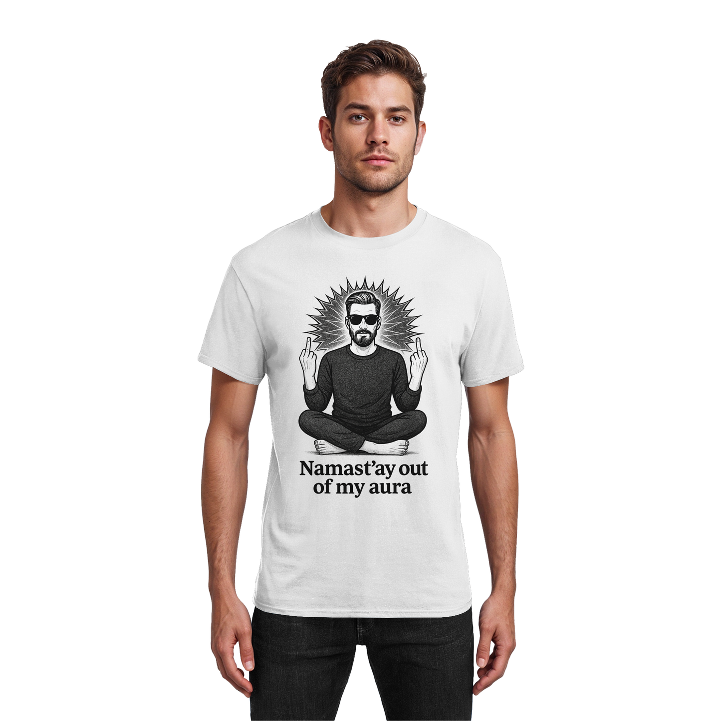 Namasté Mann Version - T-Shirt für Männer
