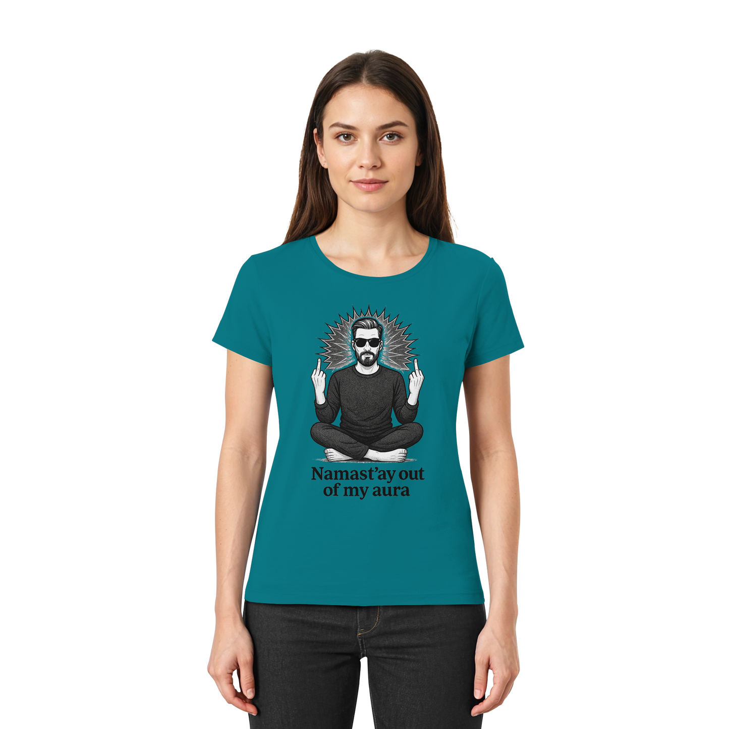 Namasté Mann Version - T-Shirt für Frauen