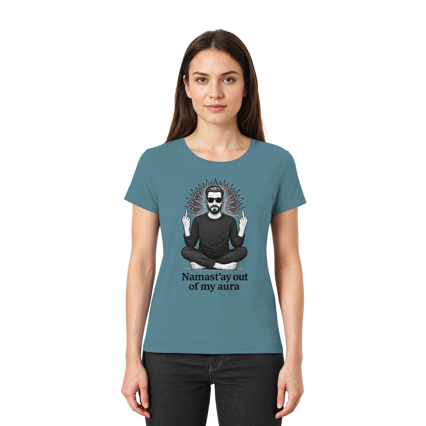 Namasté Mann Version - T-Shirt für Frauen