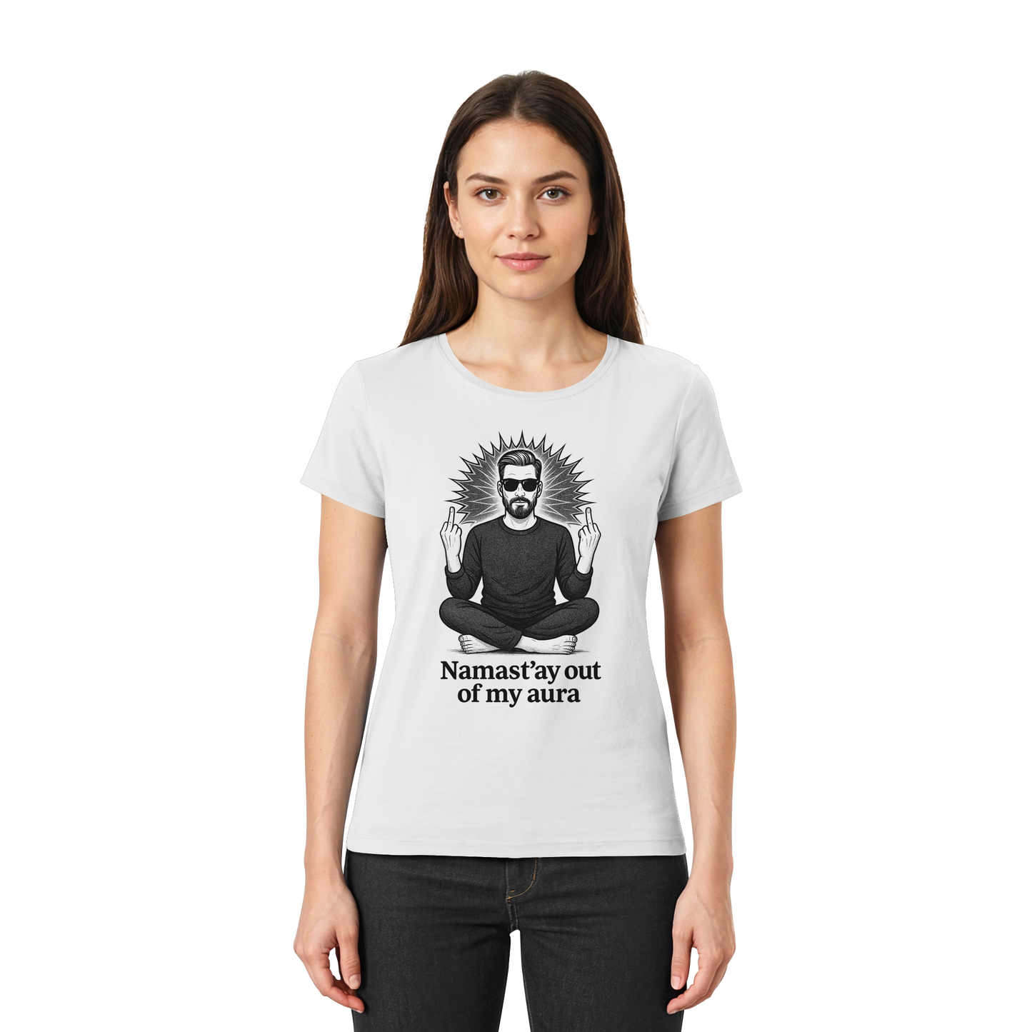 Namasté Mann Version - T-Shirt für Frauen