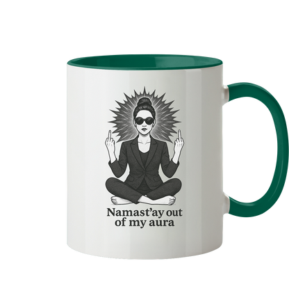 Namasté Frau Version - Tasse