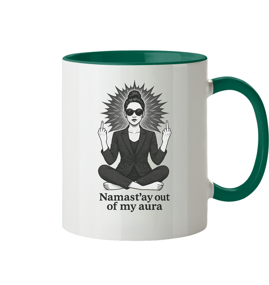 Namasté Frau Version - Tasse