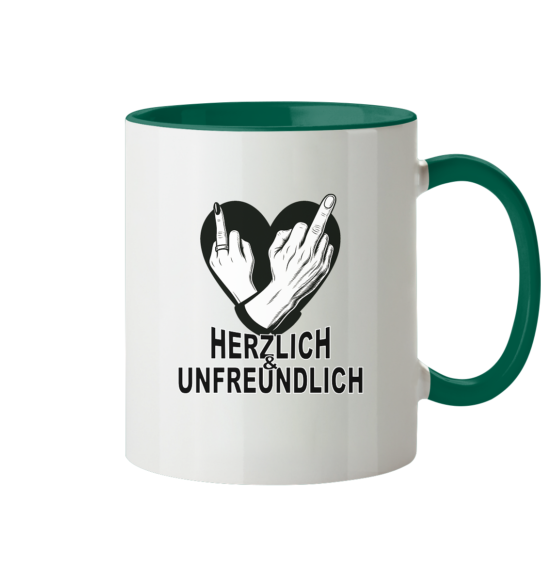 Die herzlich - unfreundliche Tasse