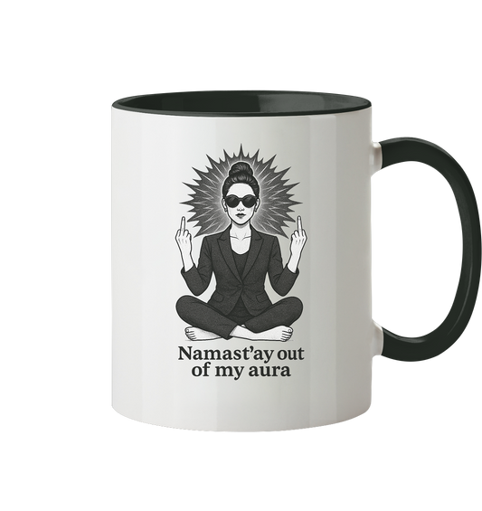 Namasté Frau Version - Tasse