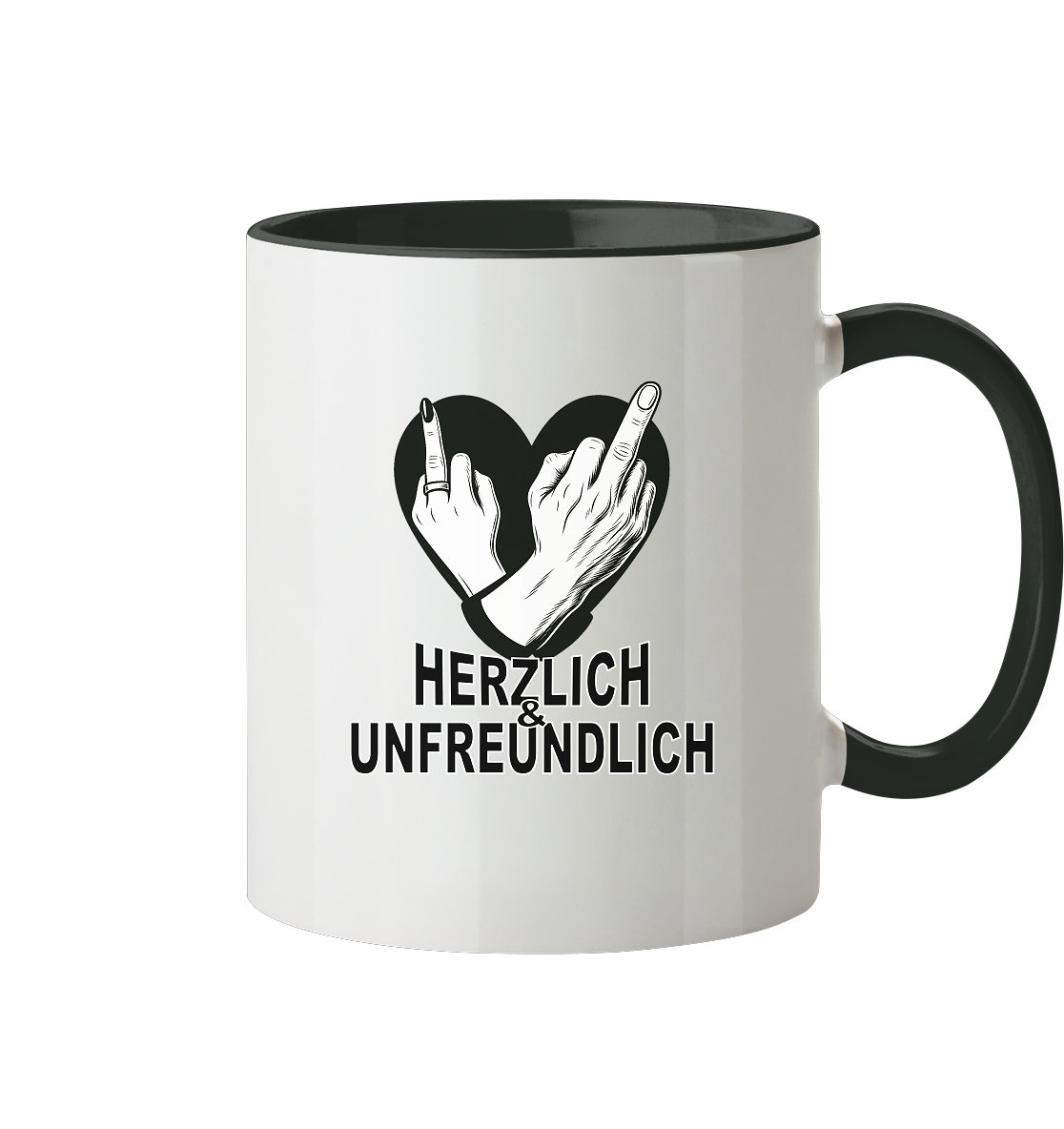 Die herzlich - unfreundliche Tasse