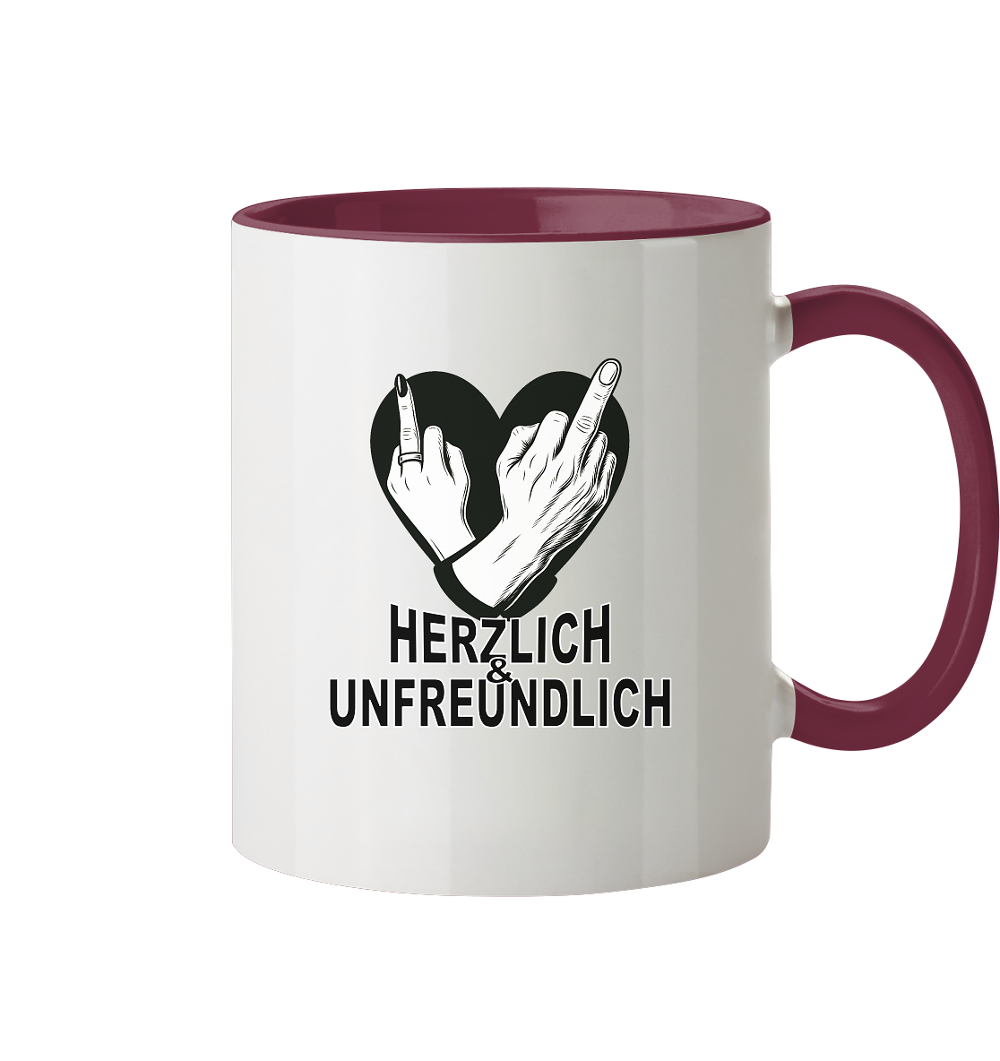 Die herzlich - unfreundliche Tasse