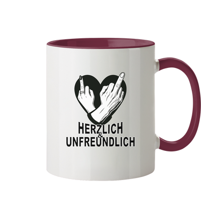 Die herzlich - unfreundliche Tasse
