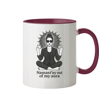 Namasté Frau Version - Tasse