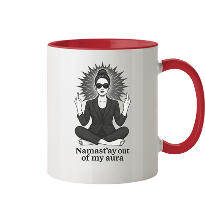 Namasté Frau Version - Tasse