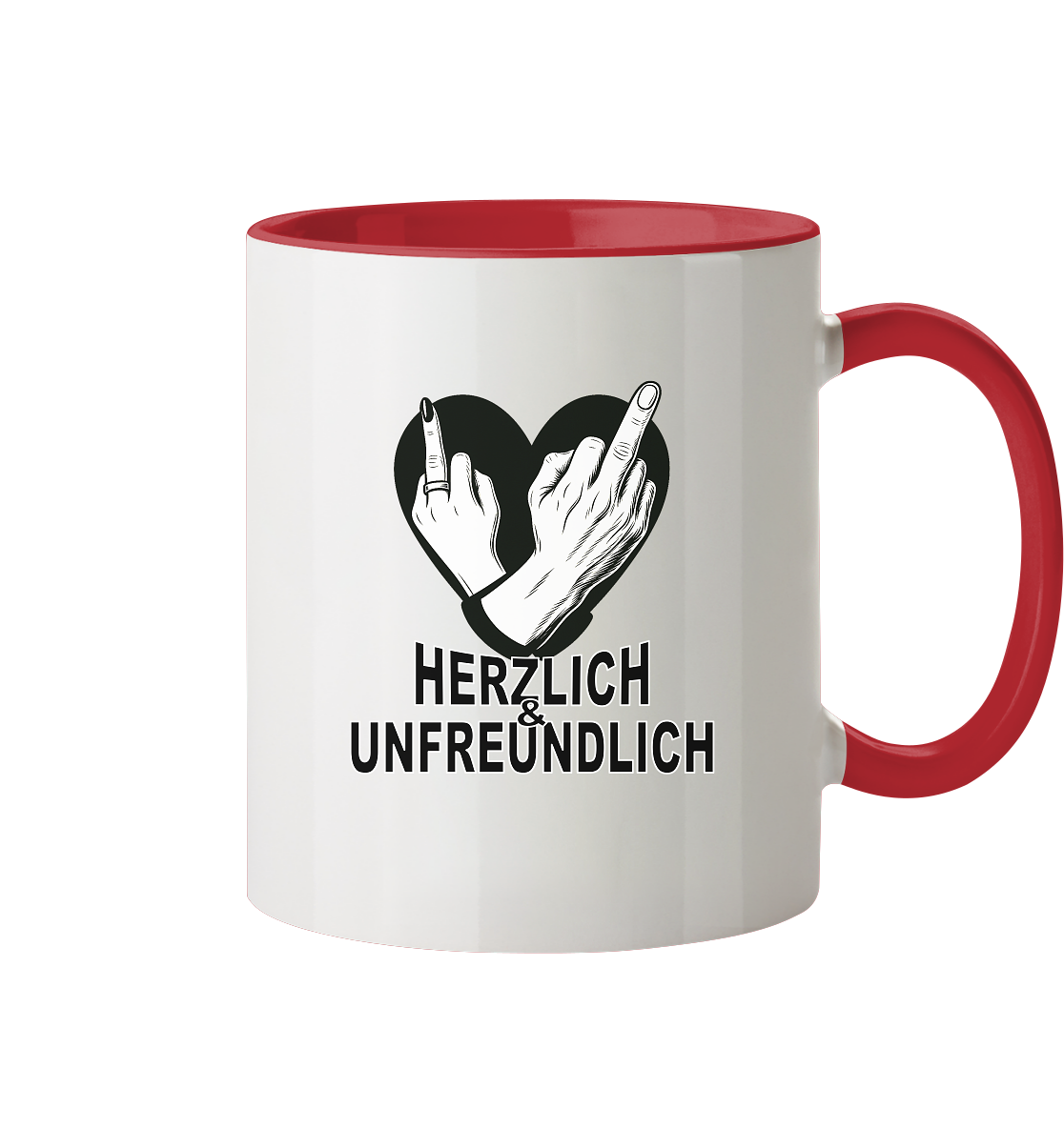 Die herzlich - unfreundliche Tasse
