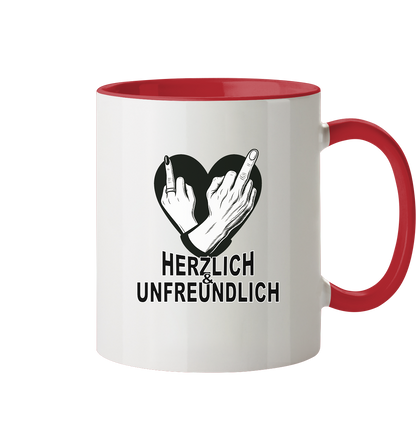 Die herzlich - unfreundliche Tasse